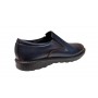 Pantofi barbati casual, cu elastic, piele naturala, Bleu Navy - TENCORSAEBLU